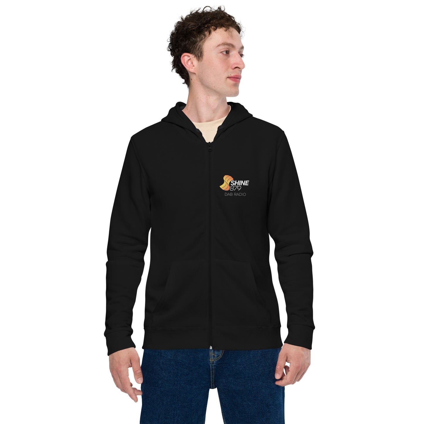 Unisex Shine 879 Zip Hoodie