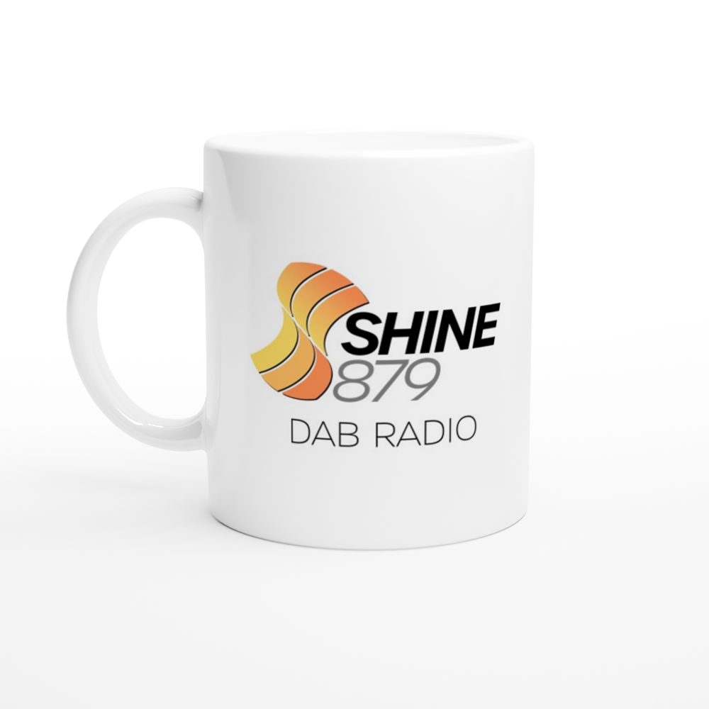 Shine 879 White 11oz Ceramic Mug