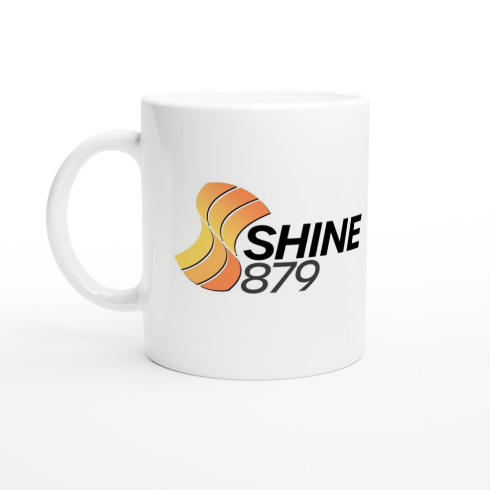 Shine 879 White 11oz Ceramic Mug