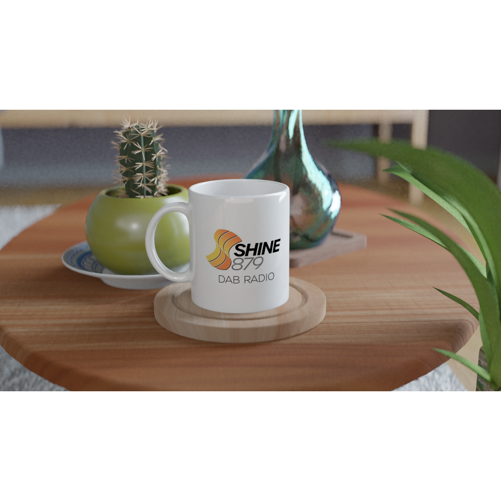 Shine 879 White 11oz Ceramic Mug