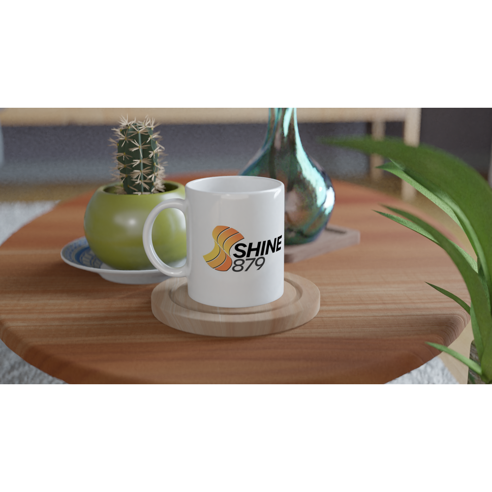 Shine 879 White 11oz Ceramic Mug