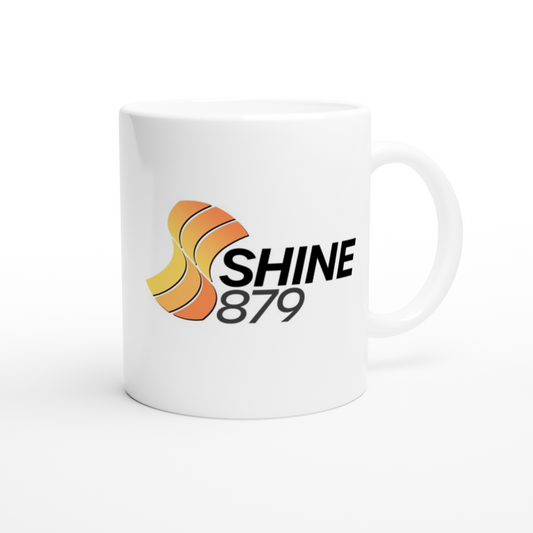 Shine 879 White 11oz Ceramic Mug